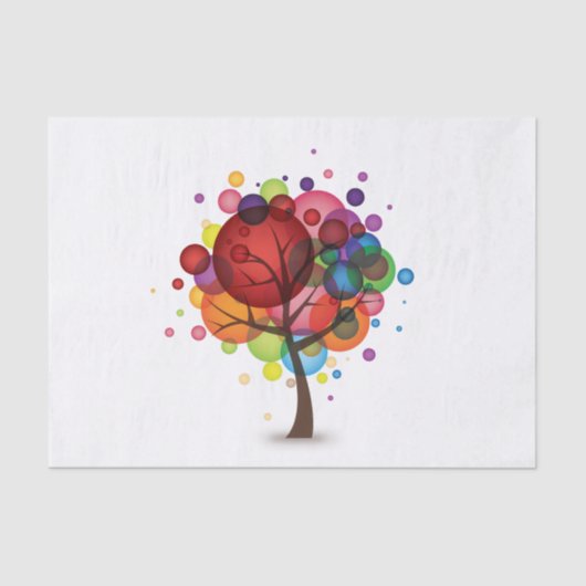 Abstract ballonbandweefselpapier tissuepapier (Voorkant)