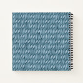 Abstract bandweefpatroon | Notitieboek (Achterkant)