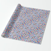 Abstract Bauhaus Pattern Art Wrapping Paper Cadeaupapier (Uitgerold)