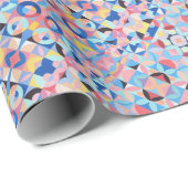 Abstract Bauhaus Pattern Art Wrapping Paper Cadeaupapier (Rol Hoek)