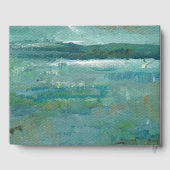 Abstract beach Art Vacking Rental Guest Book Gastenboek (Achterkant)