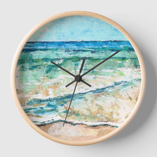 Abstract Beach Coastal Shoreline Artwork (Voorkant)
