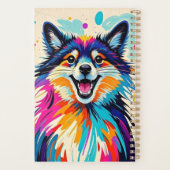 Abstract beer leuke leuke vrolijke dierenkunst planner (Achterkant)