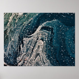 Abstract behang desktop, mooie vloeiende kunst poster