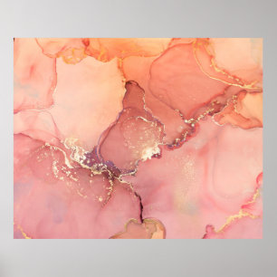 Abstract beige, bruine achtergrond, behang. Mengen Poster