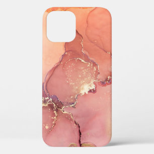 Abstract beige, bruine achtergrond, behang. Mixin iPhone 12 Hoesje