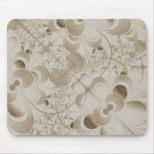Abstract beige patroon muismat