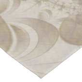 Abstract beige patroon tafelkleed (Gekanteld)