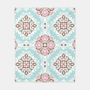 Abstract betegeld: naadloos patroon fleece deken