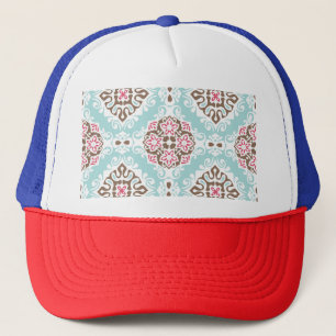 Abstract betegeld:  naadloos patroon trucker pet