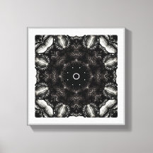 Abstract Black and White Decor Wall Art