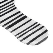 Abstract Black And White Stripes And Lines Pattern Snijplank (Hoek)