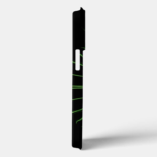 Abstract Black Green Neon Symmetrical Case-Mate iPhone Case (Achterkant / Rechts)