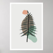 Abstract bladontwerp poster (Voorkant)