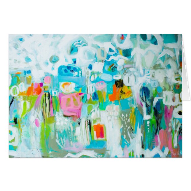 Abstract blauw (Voorkant Horizontaal)