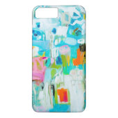 Abstract blauw Case-Mate iPhone case (Achterkant)