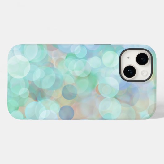 Abstract blauw digitaal rondschilderen Case-Mate iPhone case (Achterkant (horizontaal))