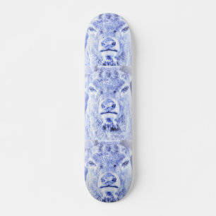 Abstract blauw draagbord skateboard