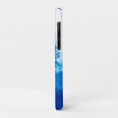 Abstract blauw effen kleurontwerp Case-Mate iPhone case (Achterkant/links)