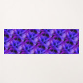 Abstract blauw en Paars ontwerp Yogamat (Voorkant (horizontaal))
