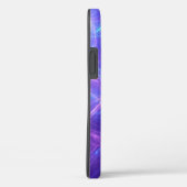Abstract Blauw en Roze Zirly Fractal Case-Mate iPhone Case (Achterkant / Rechts)