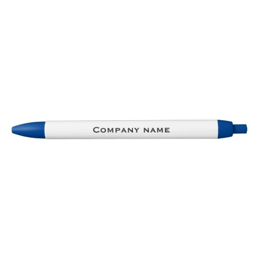 Abstract Blauw en Wit Professioneel Pen (Voorkant)