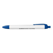 Abstract Blauw en Wit Professioneel Pen (Bovenkant)