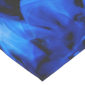 Abstract blauw en zwart glas medium tafelloper (Hoek)