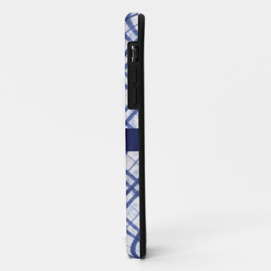 Abstract blauw gele iPhone-case Case-Mate iPhone Case (Achterkant/links)