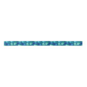 Abstract blauw groen blauwgroen vredesoekregendrup lint (Voorkant)