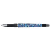 Abstract blauw ICS-patroon Pen (Voorkant)