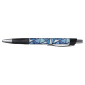 Abstract blauw ICS-patroon Pen (Bodem)