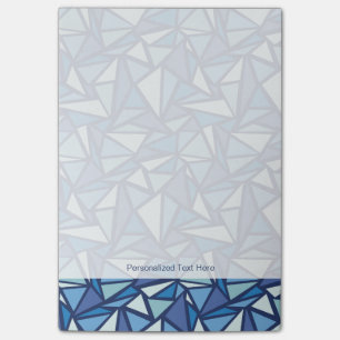 Abstract blauw ICS-patroon Post-it® Notes