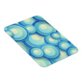 Abstract blauw in groen magneet (Rechterzijde)