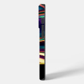 Abstract Blauw Paars Goud Case-Mate iPhone Case (Achterkant / Links)