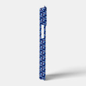 abstract blauw patroon Case-Mate iPhone case (Achterkant / Rechts)