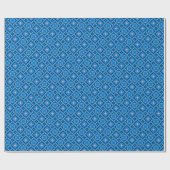 Abstract blauw roze zwart algemeen inpakpapier (Vlak)