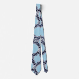 Abstract blauw stropdas