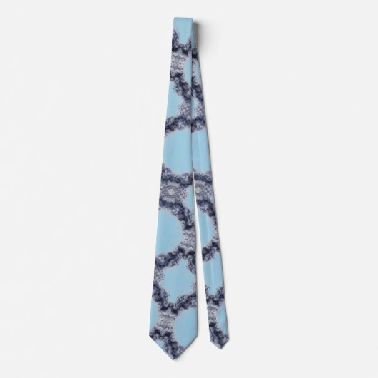 Abstract blauw stropdas (Voorkant)