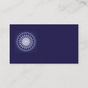 abstract blauw visitekaartje