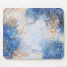 Abstract Blauw & Zand Textured Wolken