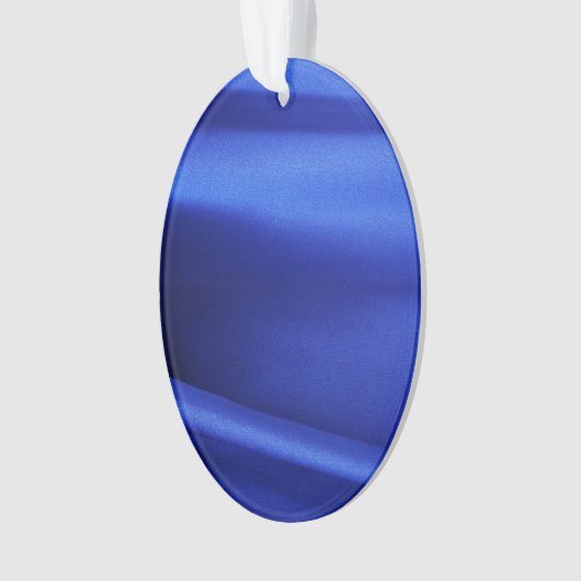 Abstract blauw zijdeweefsel ornament (voorkant)