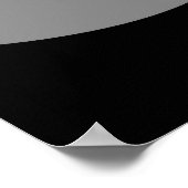 Abstract blauw zwart wit AP0001 Poster (Hoek)