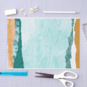 Abstract Blauwrivierdepots Tissuepapier (Craft)