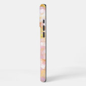 Abstract Bleek geel kunstdeeg iPhone Hoesje (Linkerkant)