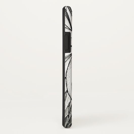 Abstract Bloem - Apple iPhone / iPad hoesje (Achterkant / rechts)