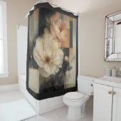 "Abstract Bloem" Douchegordijn (In situ)