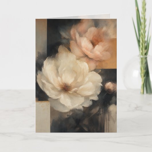 "Abstract Bloem" Kaart (Voorkant)