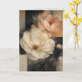 "Abstract Bloem" Kaart (Gele Bloem)