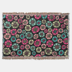 Abstract Bloemen 031023 - Kleuren 01 Deken